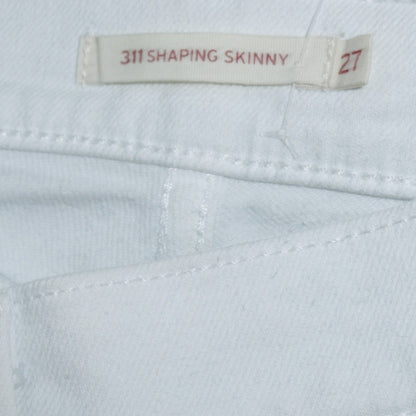 Levi's Women's White 311 Shaping Skinny Jeans Size 27