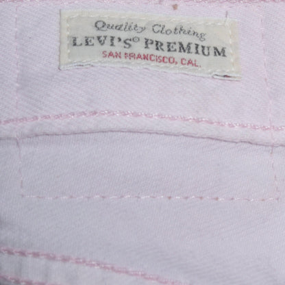 Levi's Women's Pink Ribcage Straight Ankle Jeans Size 27