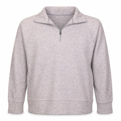 Nike Men's Grey 1/4 Zip Pullover Sweatshirt Size L Regular Fit