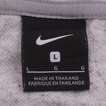 Nike Men's Grey 1/4 Zip Pullover Sweatshirt Size L Regular Fit