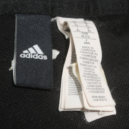Adidas Mens Black 4XL Pullover Hoodie Classic Logo Fleece