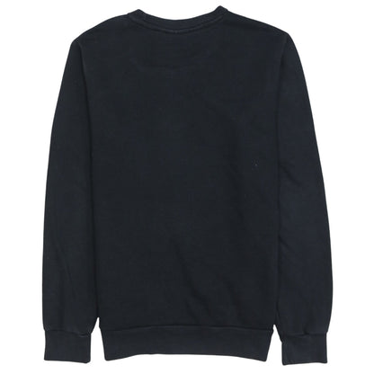 Adidas Boys Black Trefoil Crew Neck Pullover Sweatshirt 13-14 Years