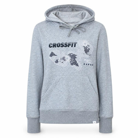 Reebok CrossFit Women's Grey Pullover Hoodie XS Athletic Fit