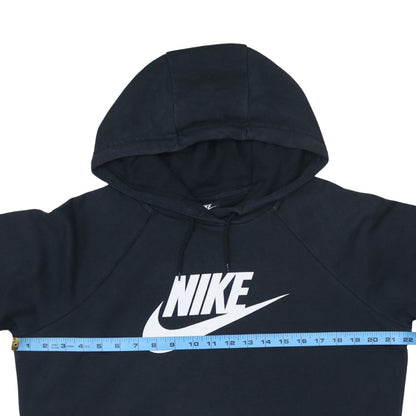 Nike Men's Black Pullover Hoodie L Graphic Logo Sportswear
