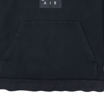 Nike Men's Black Pullover Hoodie L Graphic Logo Sportswear