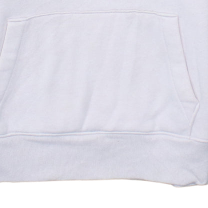 Hollister Womens White Pullover Hoodie Small Cotton Blend Casual