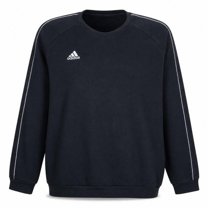 Adidas Men's Black 2XL Pullover Crew Neck Fleece Sweatshirt
