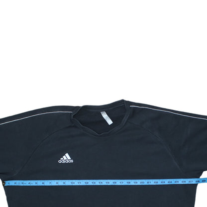 Adidas Men's Black 2XL Pullover Crew Neck Fleece Sweatshirt