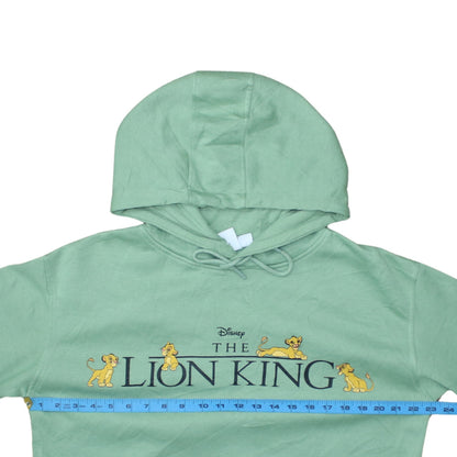 Primark Disney Women's Green The Lion King Hooded Pullover Sweatshirt M 12/14