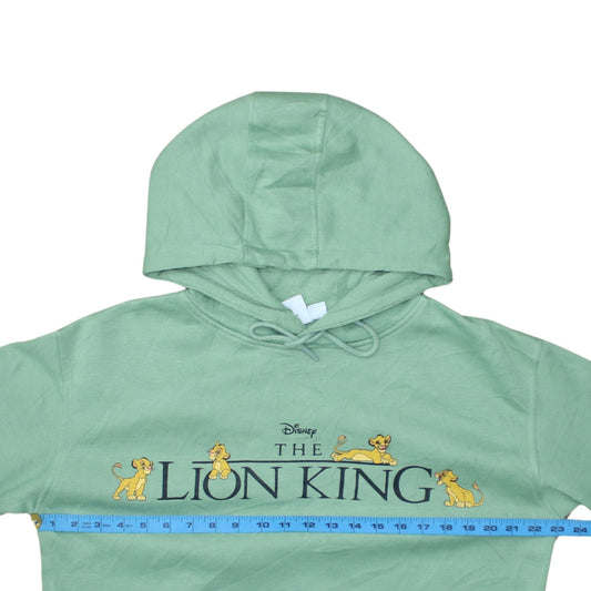 Primark Disney Women's Green The Lion King Hooded Pullover Sweatshirt M 12/14