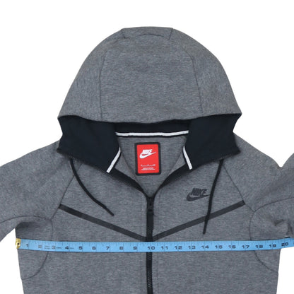 Nike Men's Grey Full Zip Sports Hoodie Size S Regular Fit