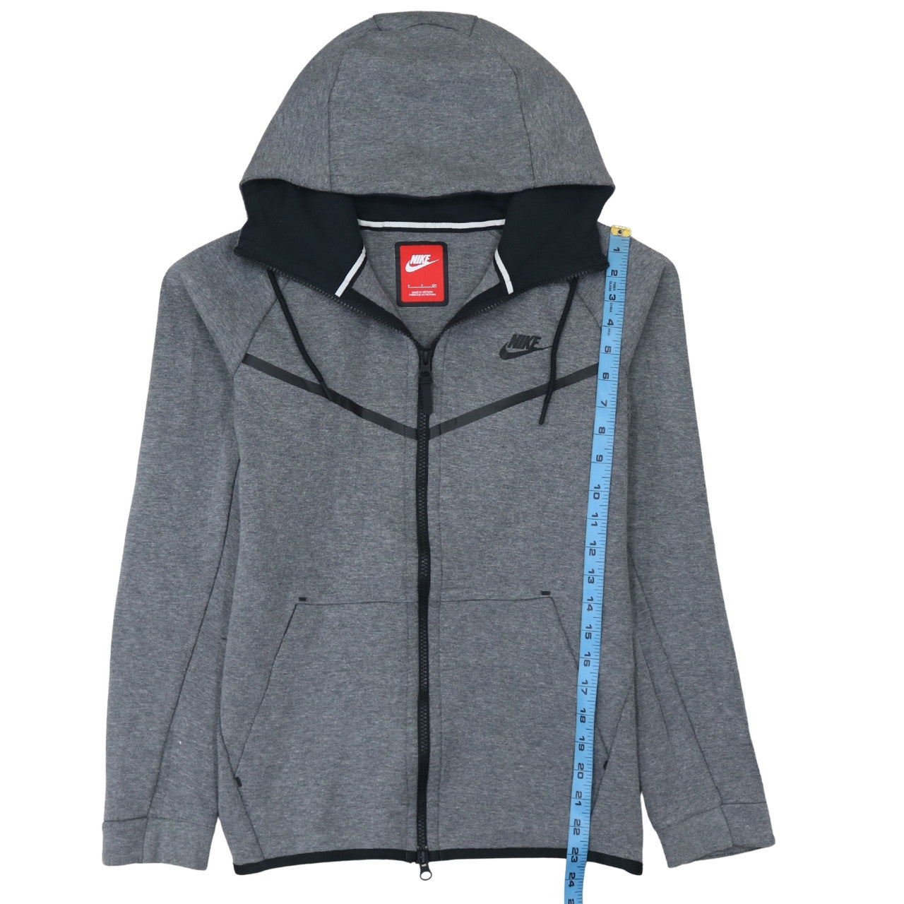 Nike Men's Grey Full Zip Sports Hoodie Size S Regular Fit