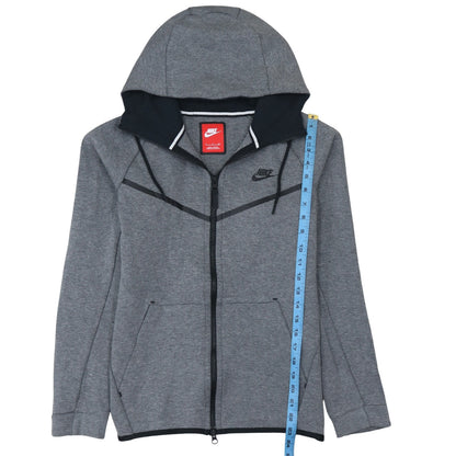 Nike Men's Grey Full Zip Sports Hoodie Size S Regular Fit
