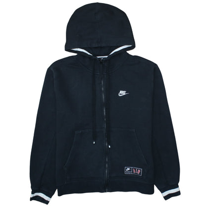 Nike Men's Black Full Zip Fleece Hoodie L Sportswear