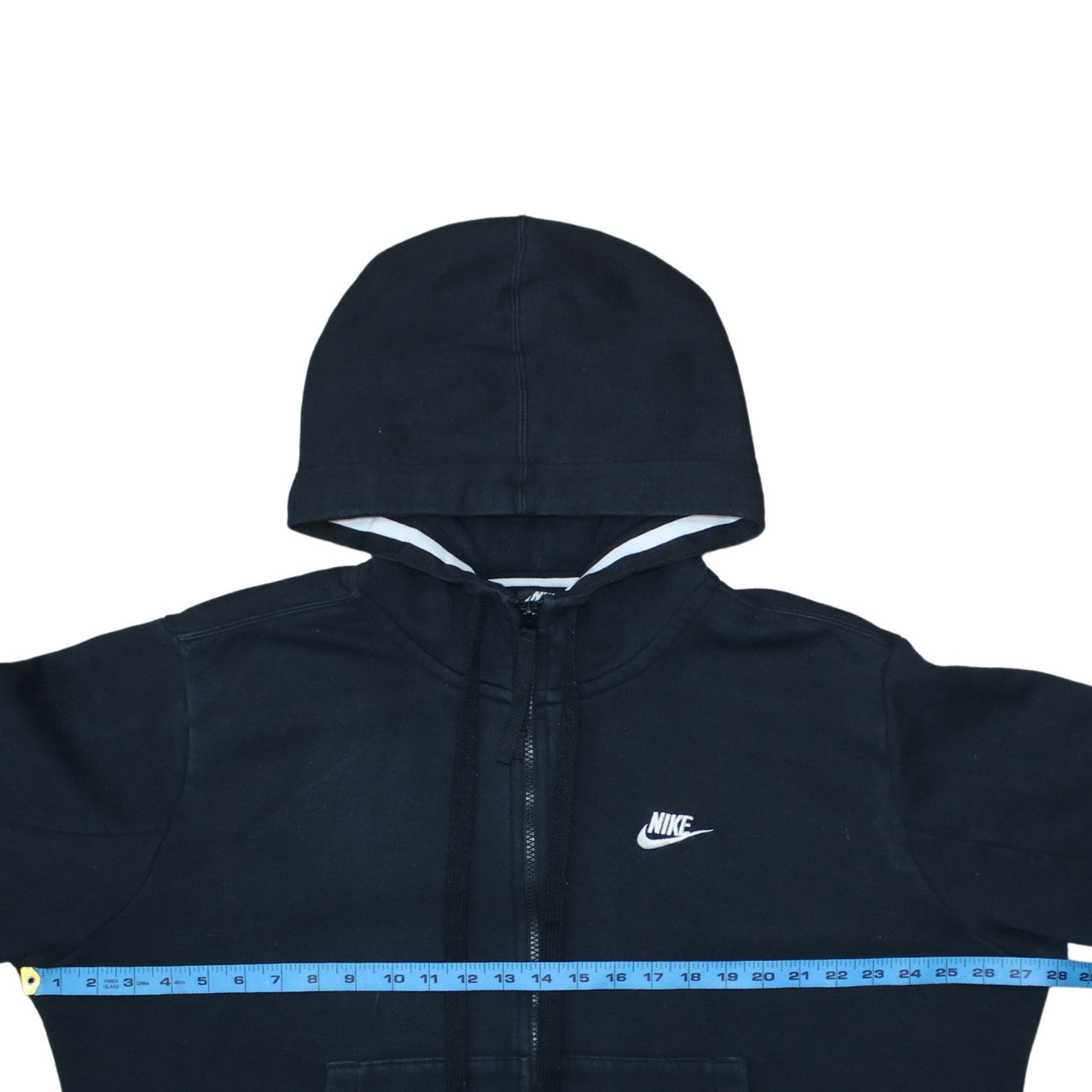 Nike Men's Black Full Zip Fleece Hoodie L Sportswear