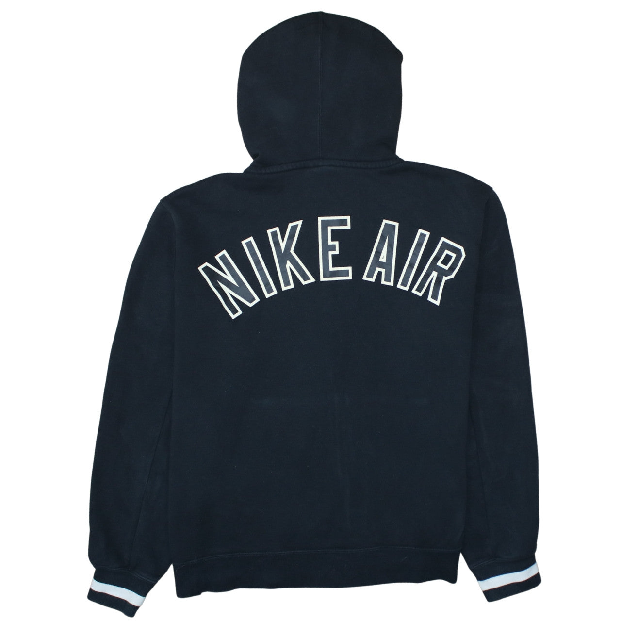 Nike Men's Black Full Zip Fleece Hoodie L Sportswear