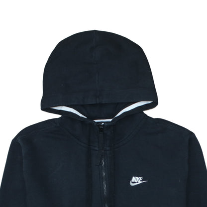 Nike Men's Black Full Zip Fleece Hoodie L Sportswear
