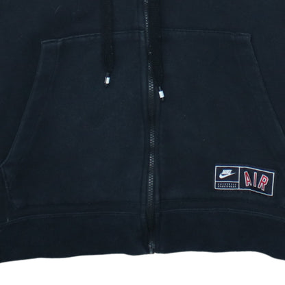Nike Men's Black Full Zip Fleece Hoodie L Sportswear