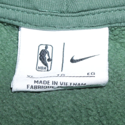 Nike Men's Green XL Pullover Hoodie NBA Sports Sweatshirt