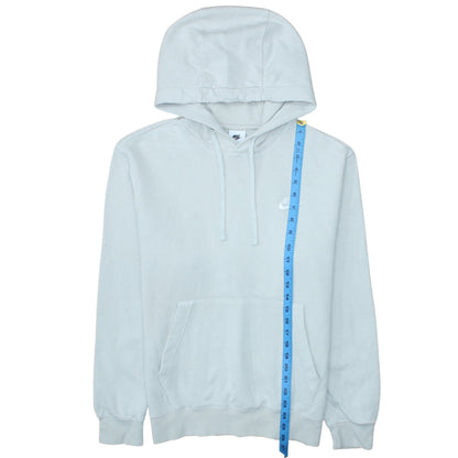 Nike Womens Light Blue Pullover Hoodie Small Cotton Blend