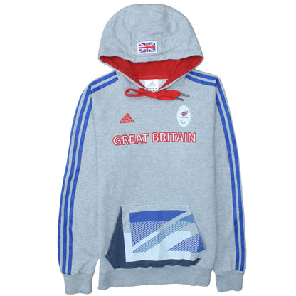 Adidas Men's Grey Great Britain Pullover Hoodie XS Sports Fleece
