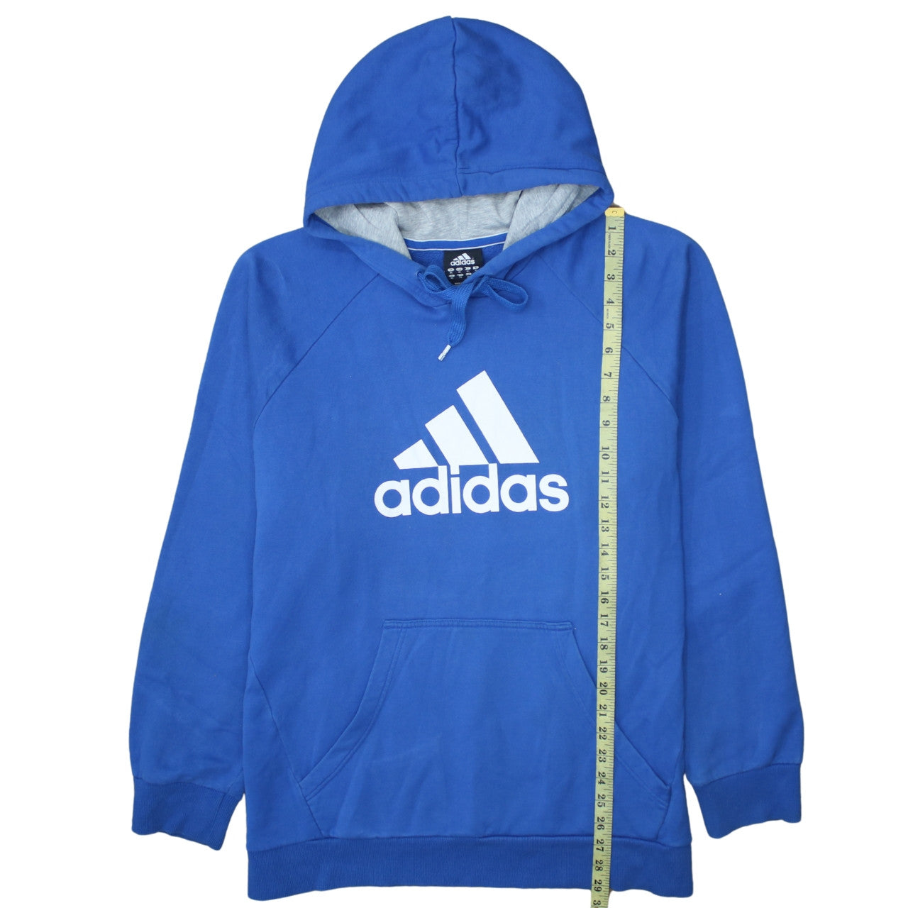 Adidas Men's Blue XL Pullover Hoodie Sports Fleece Sweatshirt