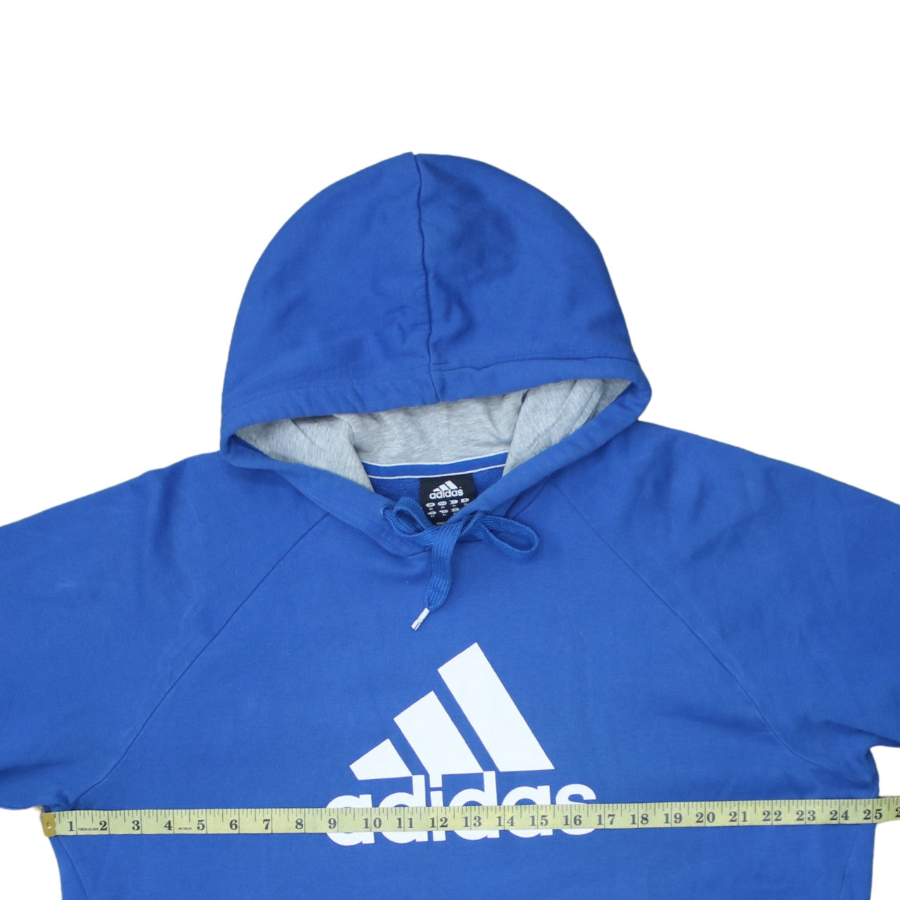 Adidas Men's Blue XL Pullover Hoodie Sports Fleece Sweatshirt