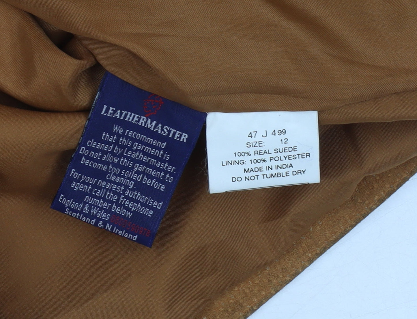 Today's Woman Brown Suede Biker Jacket Women's Size 12