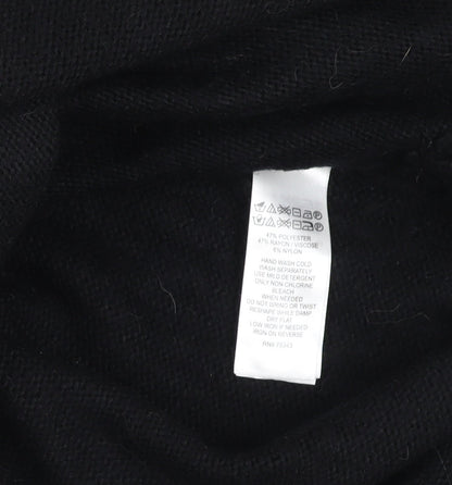 Tahari Women's Black Knit Long Button Coatigan Size XL