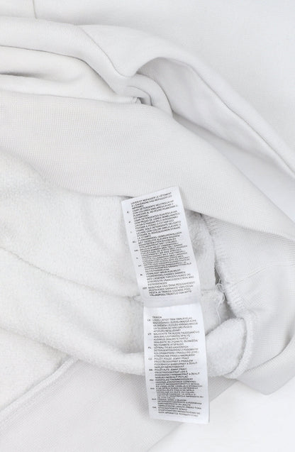 Adidas Women Beige Hooded Pullover Sweatshirt Size 12 Cotton Blend