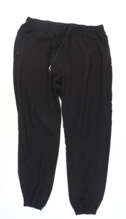 Decathlon Men's Black Jogger Activewear Trousers M Quick Dry