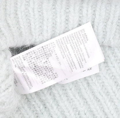 Mint Velvet Women's Ivory Cable-Knit Wool Alpaca Jumper M