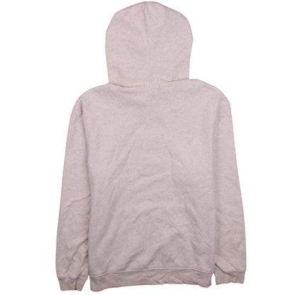 Gap Women Beige Small Pullover Hoodie with Logo and Pockets