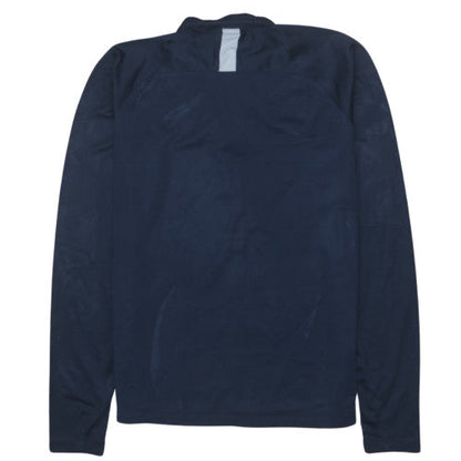 Nike Men's Blue Dri-FIT 1/4 Zip Athletic Sweatshirt Size S