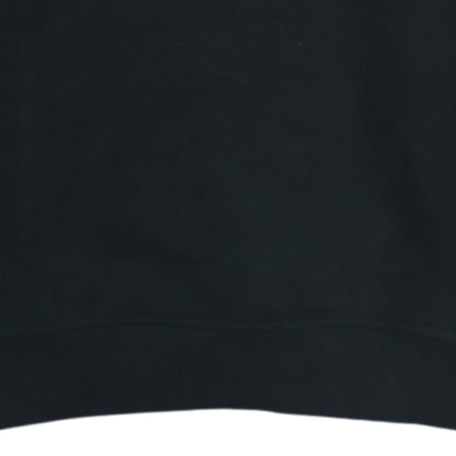 Calvin Klein Womens Black Small Pullover Sweatshirt Rhinestone Logo