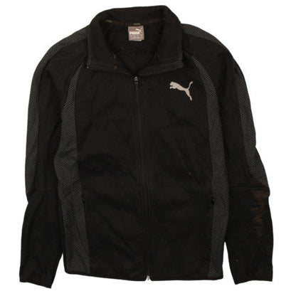 Puma Men's Black Small Track Jacket Full Zip Activewear