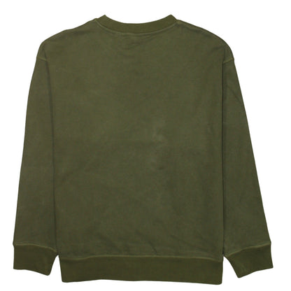 Levi's Women's Green Crew Neck Pullover Sweatshirt Size L