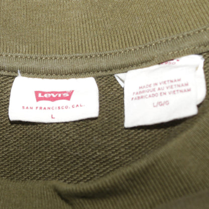 Levi's Women's Green Crew Neck Pullover Sweatshirt Size L
