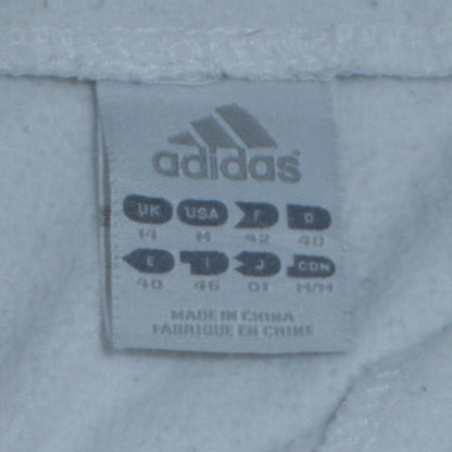 Adidas Women White Size 14 Long Sleeve Pullover Sweatshirt