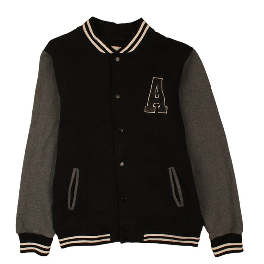 Cedar Wood State Men’s Black Varsity Jacket L College Style