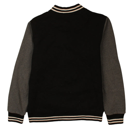 Cedar Wood State Men’s Black Varsity Jacket L College Style
