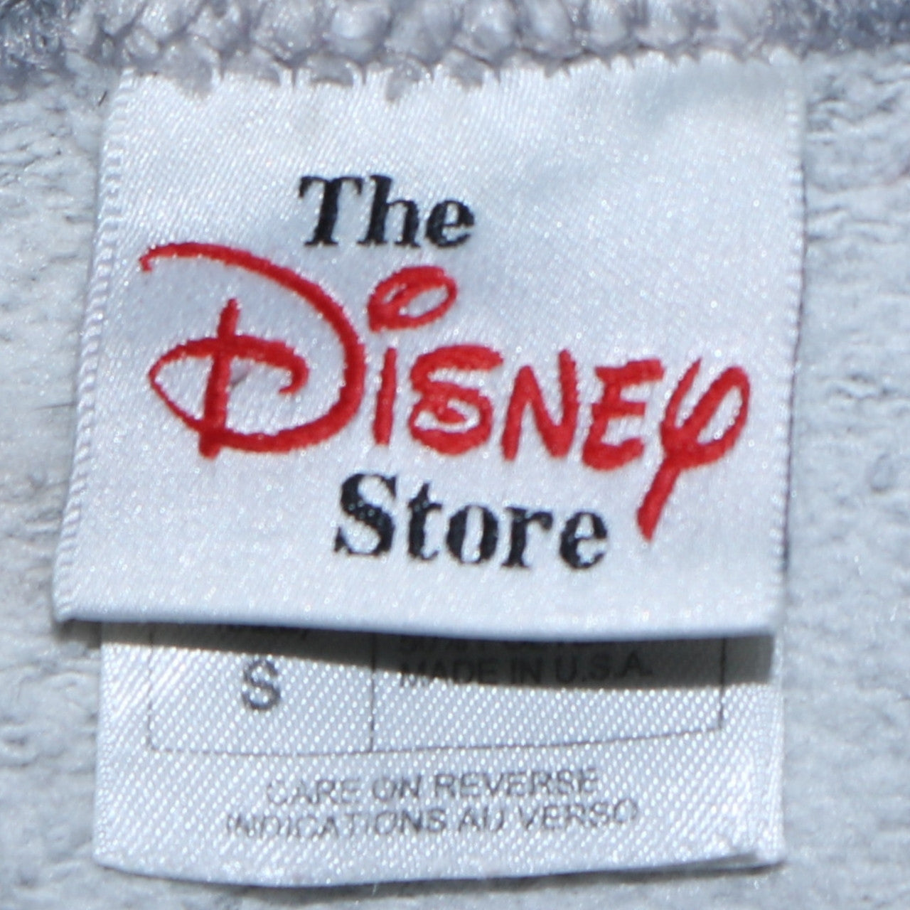 Disney Store Women's Grey 'Mickey 2000' Crew Neck Pullover Sweatshirt S