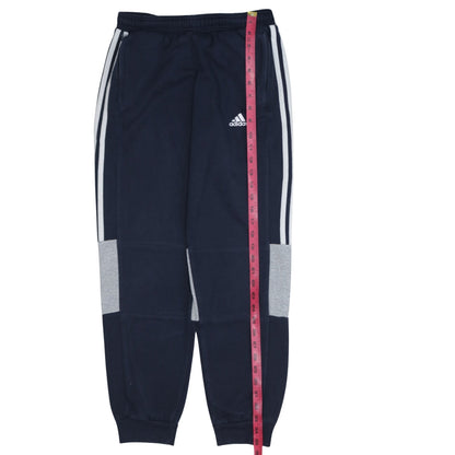 Adidas Boys Navy Blue Jogger Sweatpants 13-14 Years Elastic Waist Track Pants