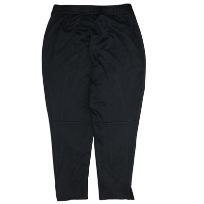 adidas Men Black L Track Pants Tapered Fit Quick Dry Sportswear