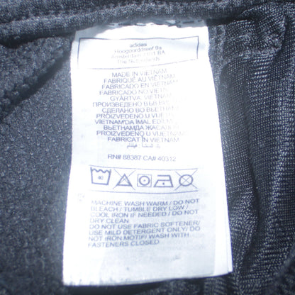 adidas Men Black L Track Pants Tapered Fit Quick Dry Sportswear