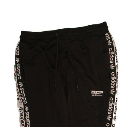 Adidas Women's Black Size 10 Jogger Sweatpants Logo Side Stripe