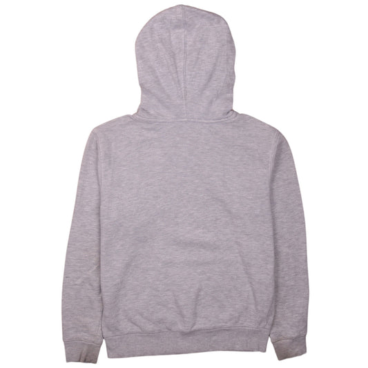 Champion Womens Grey Pullover Hoodie M Hooded Logo Sweatshirt