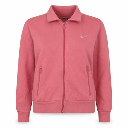 Nike Women's Pink Full Zip Track Jacket Size 8 Regular Fit