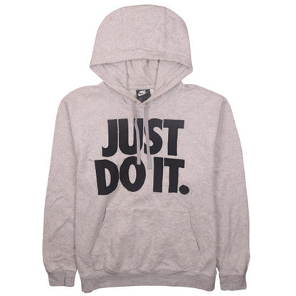 Nike Men's Grey Pullover Hoodie L Sports Graphic Print