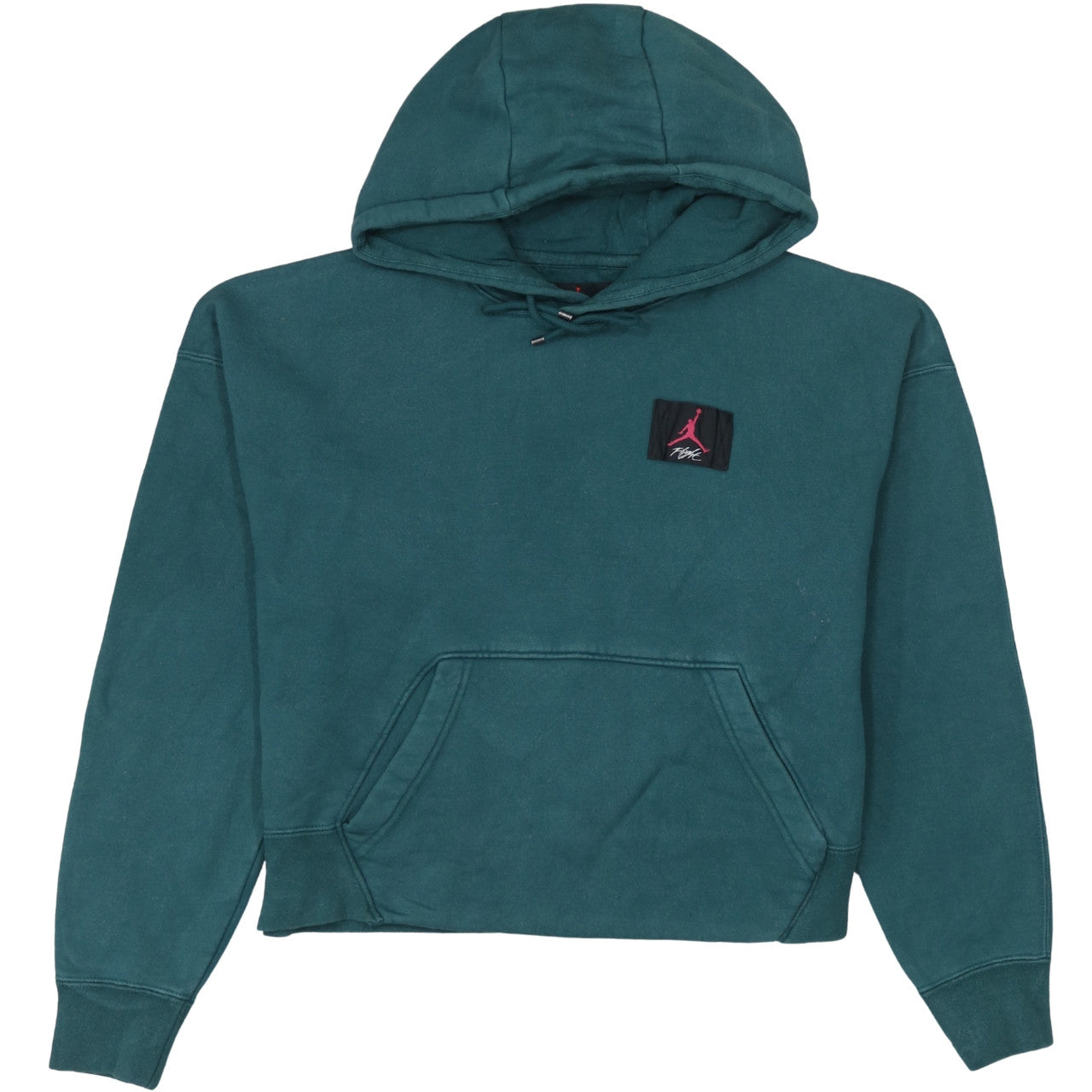 Jordan Women’s Teal Pullover Hoodie Loose Fit Cotton Blend Size L